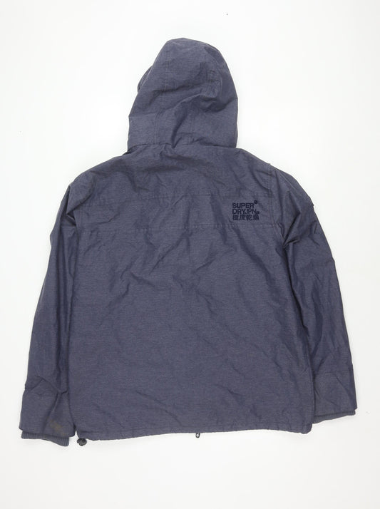 Superdry Men's Blue 2XL Windbreaker Jacket