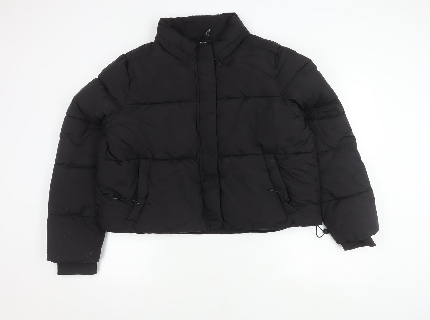 Cotton On Women's Black XL Puffer Jacket Winter