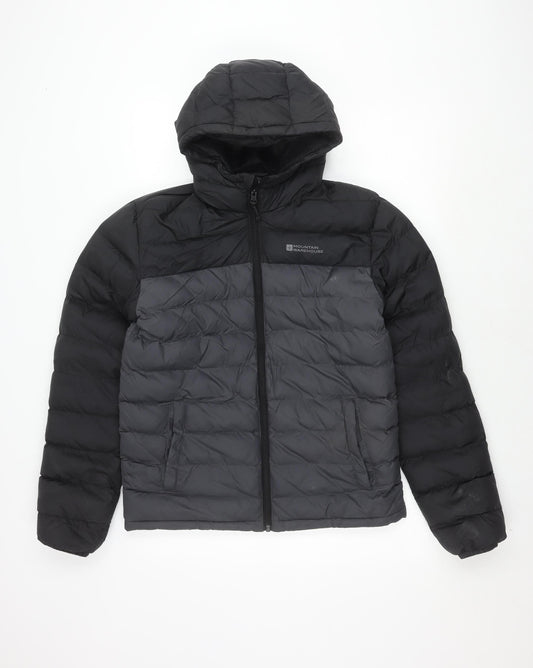 Mountain Warehouse Men's Black Puffer Jacket XS
