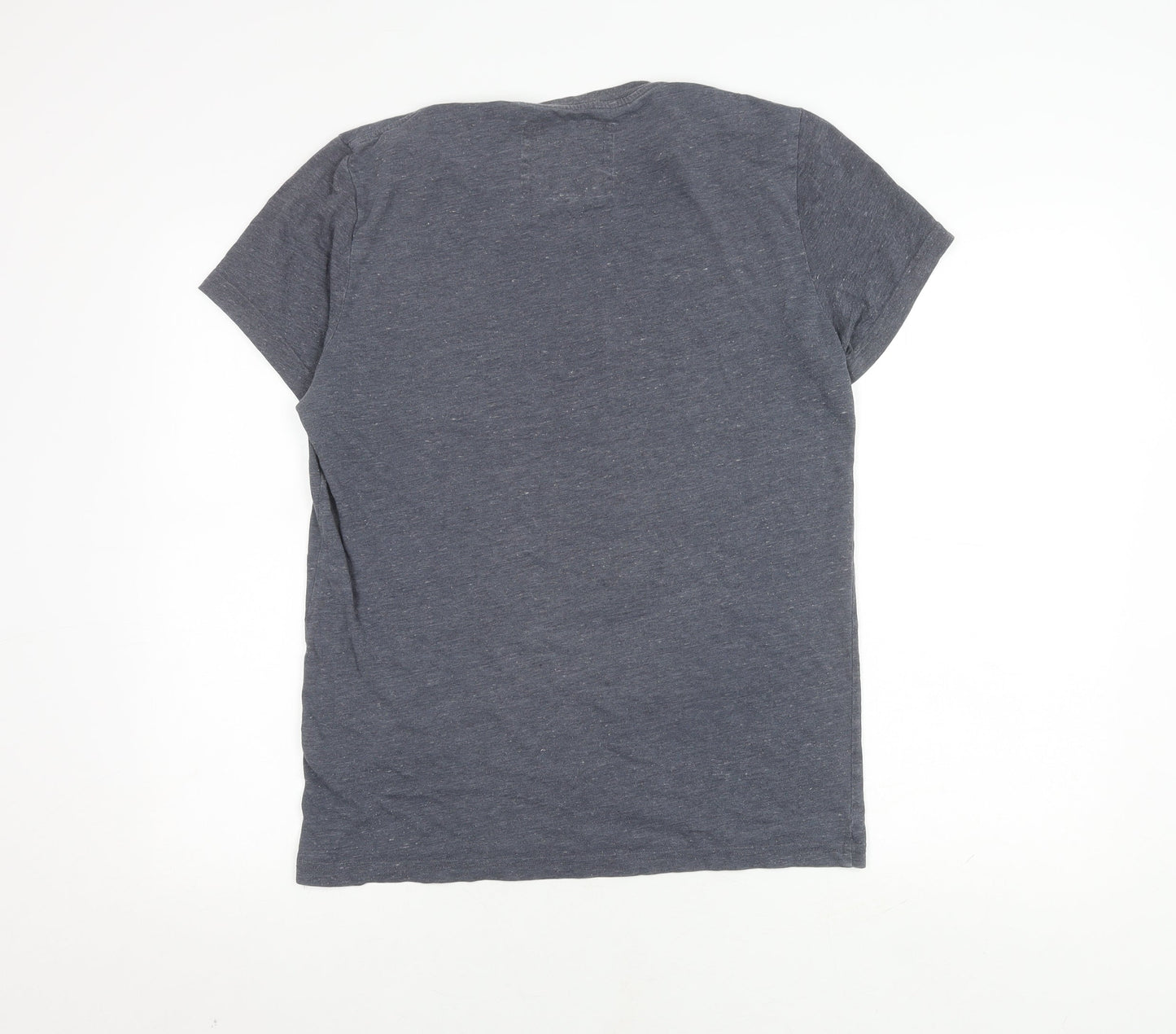 Jack Wills Men's Grey T-Shirt M Crew Neck Logo Accent