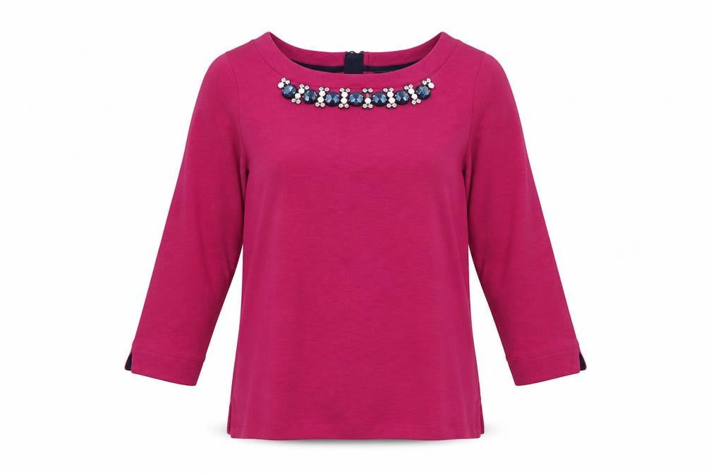 Womens UK Size XS Joules Pink Cotton Blouse