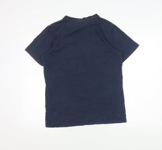 ellesse Men's Blue Graphic T-Shirt Size S