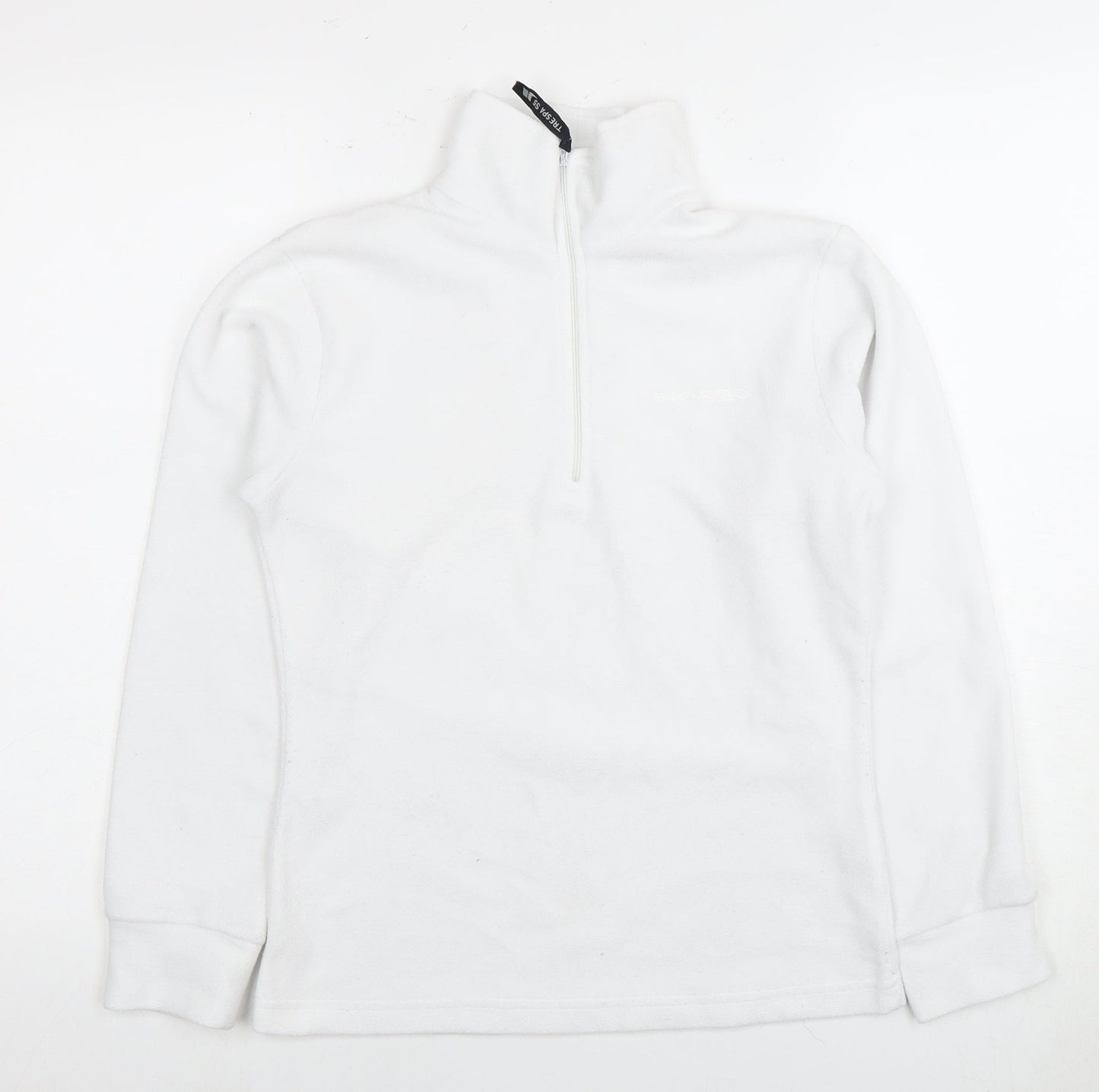 Trespass Unisex White XS 1/2 Zip Sweatshirt