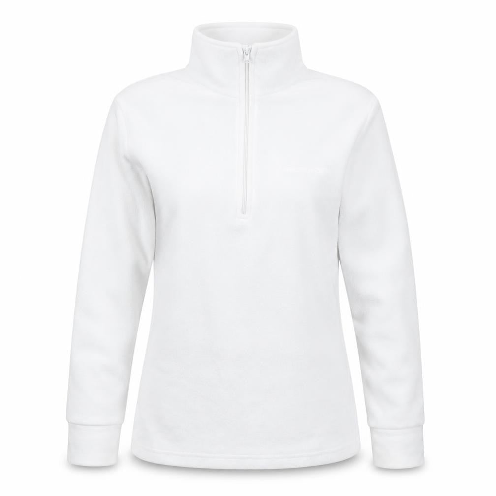 Unisex Adults UK XS  Trespass White Henley Sweatshirt