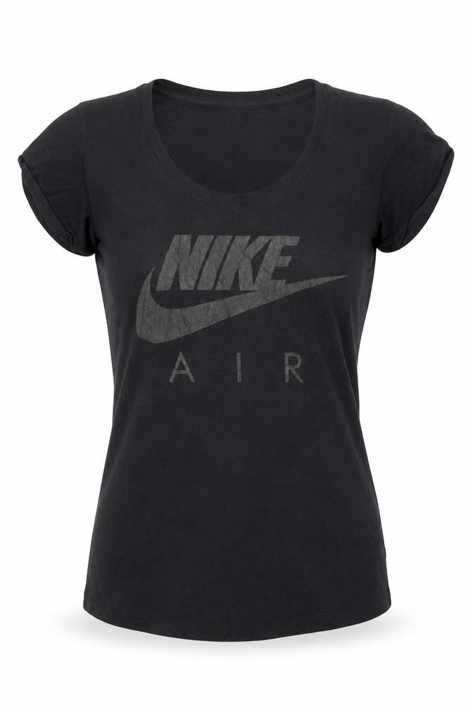 Womens UK Size XS Nike Black Polyester Blend T-Shirt