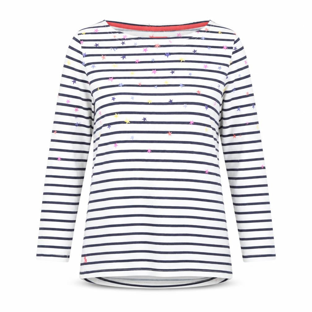 Womens UK Size 12 Joules Multicoloured Cotton T-Shirt