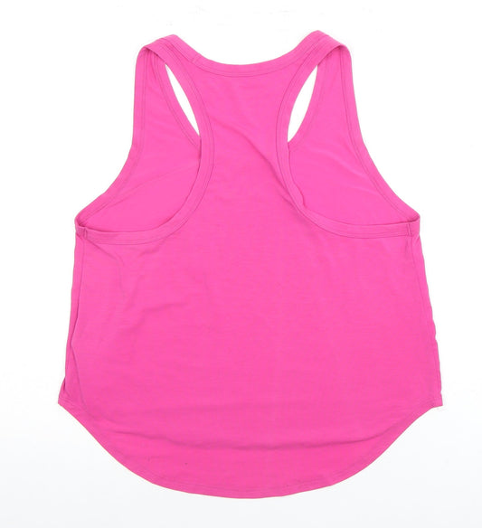 Gap Women's Pink Tank Top, Size S, Racerback, Breathable