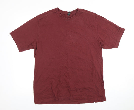 Donnay Men's XL Red Cotton T-Shirt Short Sleeve