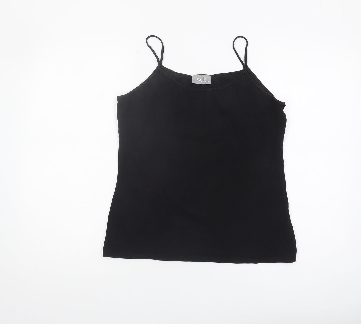 Wallis Black Camisole Tank Top, Women's Size 16