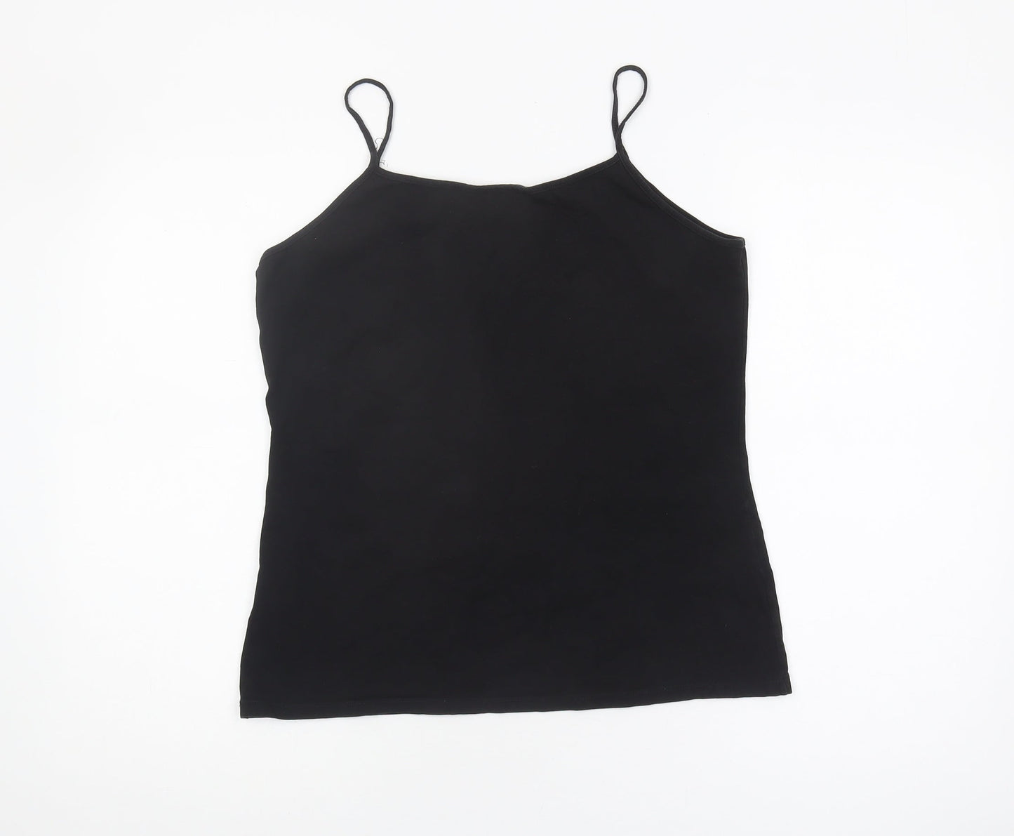 Wallis Black Camisole Tank Top, Women's Size 16