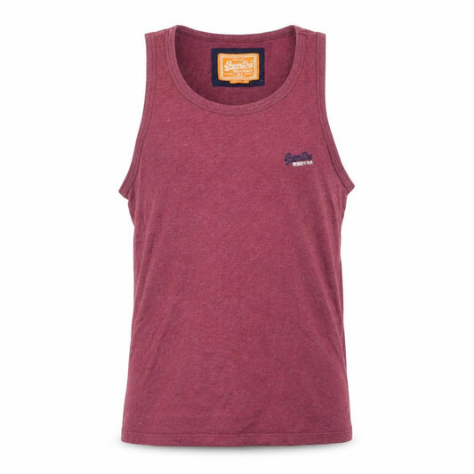 Mens UK Size S Superdry Red  Cotton T-Shirt