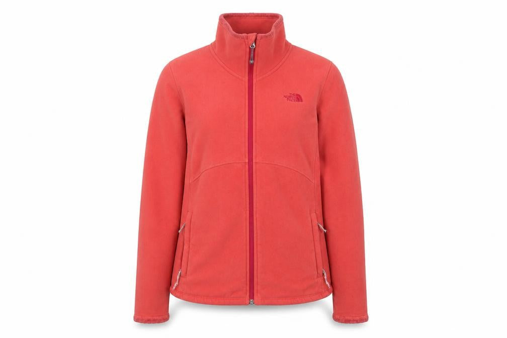 Womens UK Size L Regular The North Face Red Polyester Jacket
