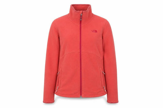 Womens UK Size L Regular The North Face Red Polyester Jacket