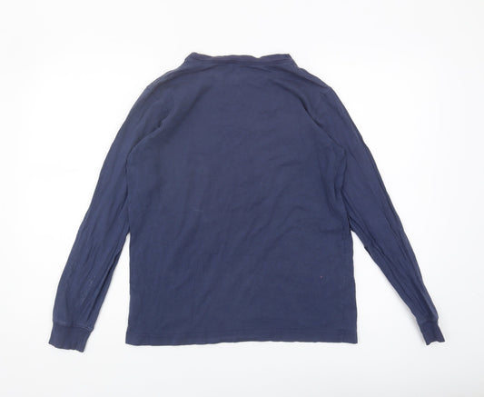 Lands' End Boys Blue Space Long Sleeve T-Shirt Size L