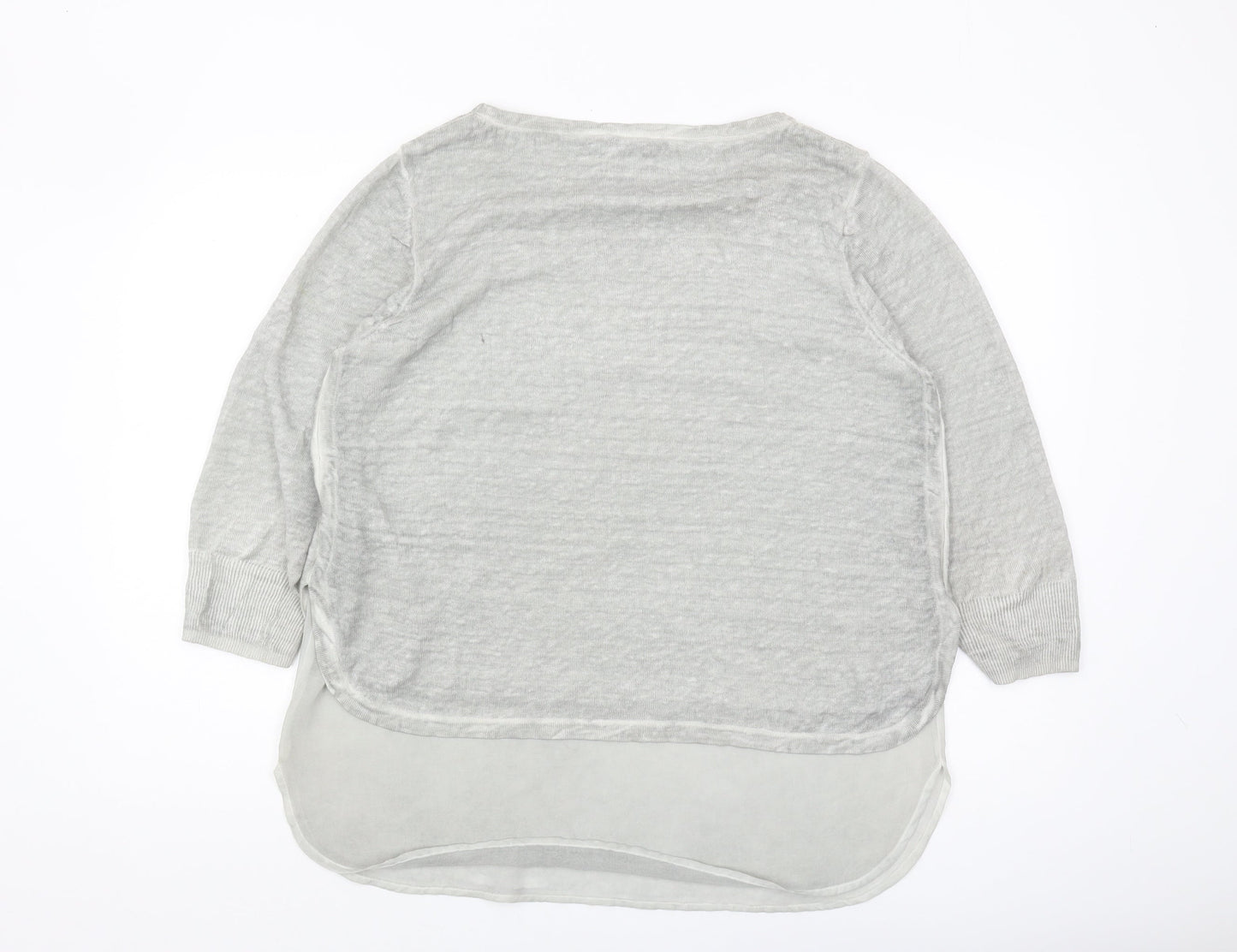 Mint Velvet Grey Linen Blouse for Women in Size 16