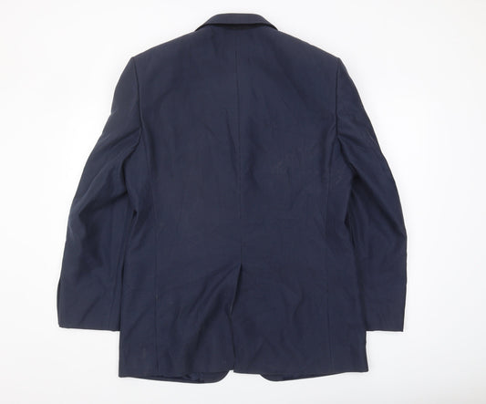 Marks & Spencer Men's Blue Blazer, Size 40R, Formal Wear