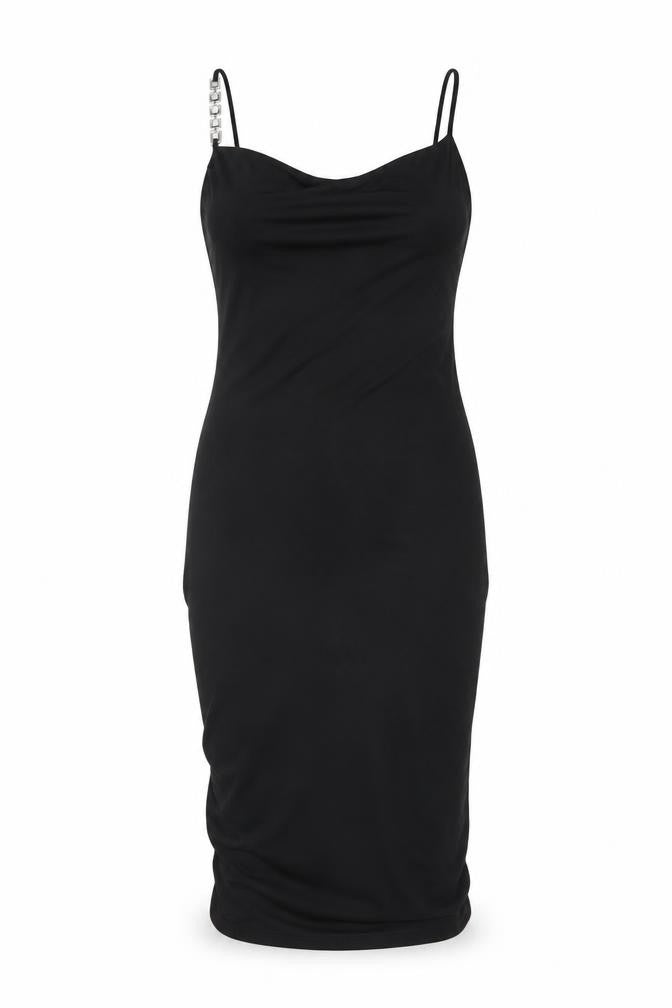Bershka Women's Black Bodycon Dress Size 8