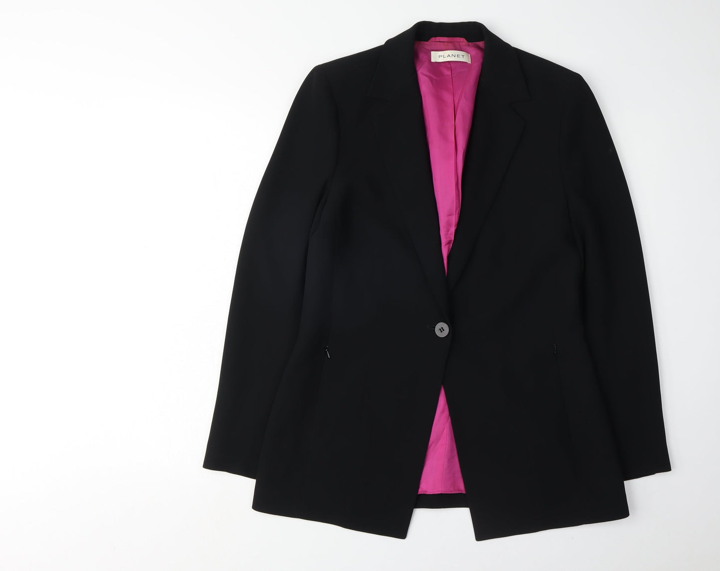 Planet Women's Black Blazer Size 10 Regular Fit