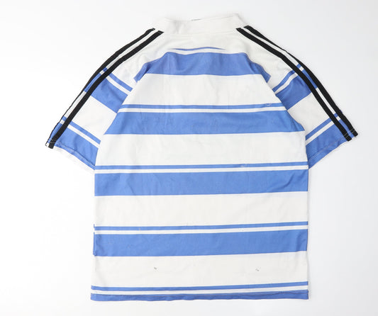 Adidas Men's Blue Rugby T-Shirt, Size S, Sports Jersey