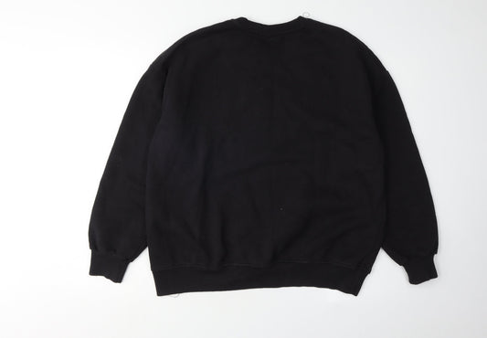 Pull&Bear Black XS Women's Art Graphic Sweatshirt