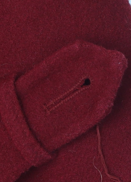 Michael Kors Women's Red Wool Trench Coat Size S