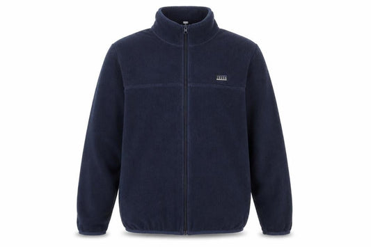 Jack & Jones Men's Blue Fleece Jacket - L, Casual Full Zip