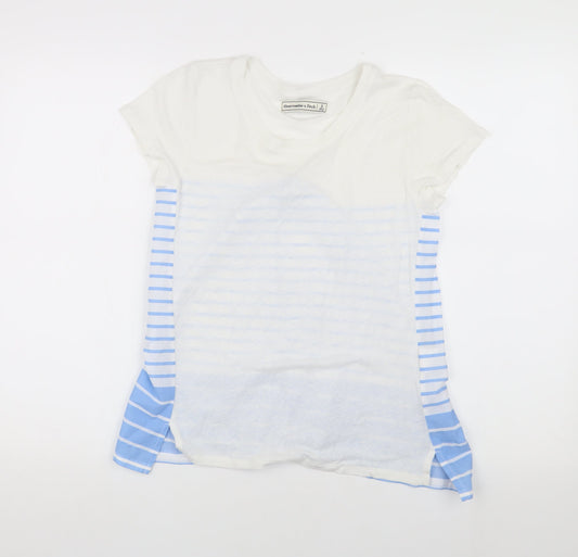 Abercrombie & Fitch Women's Striped T-Shirt, Size S
