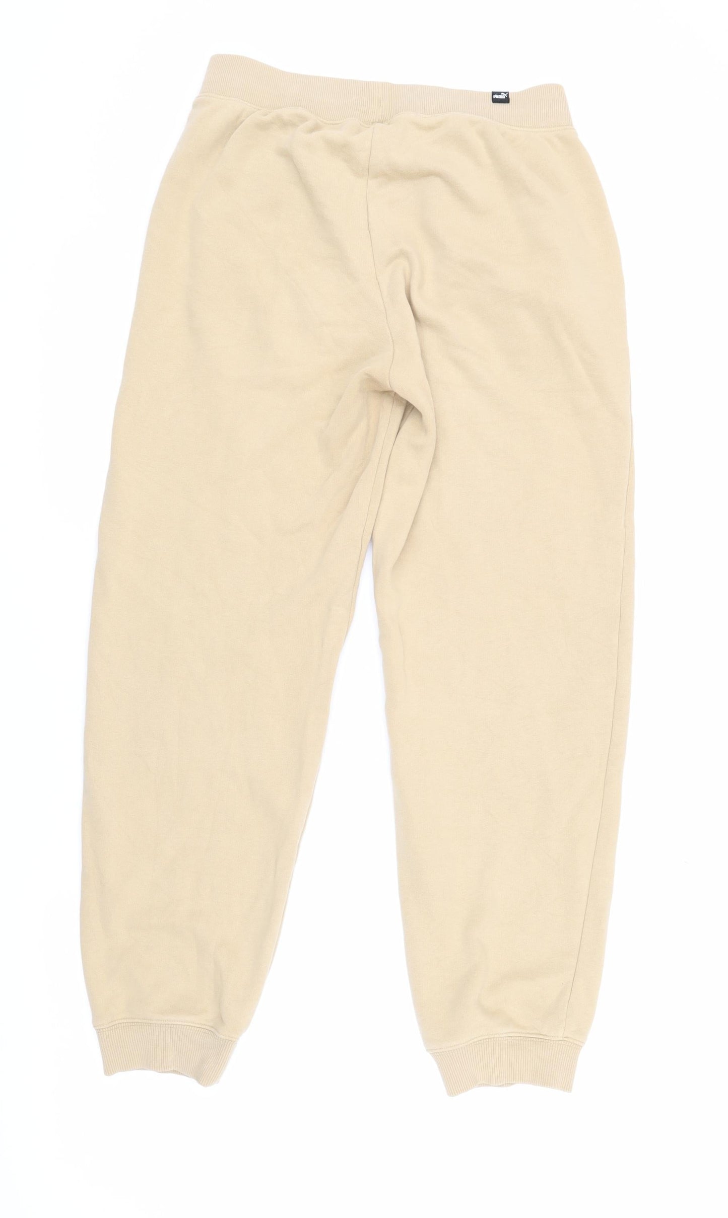 Puma Men's Beige Jogger Trousers S