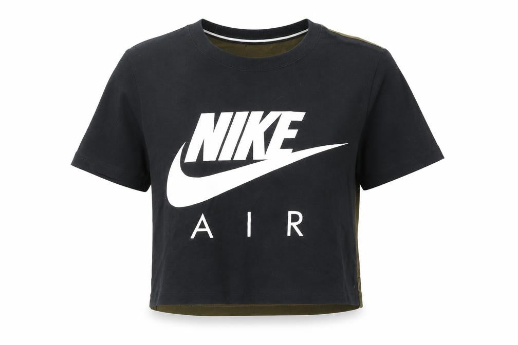 Womens UK Size XS Nike Black Cotton T-Shirt