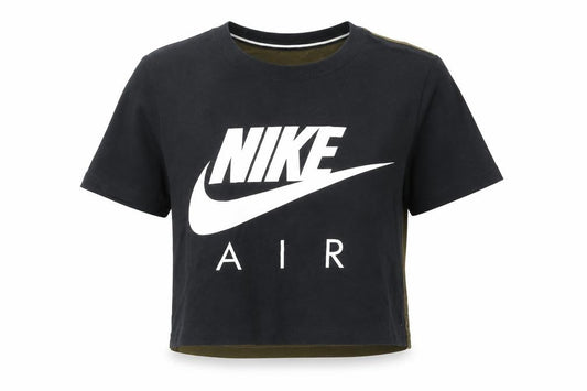 Womens UK Size XS Nike Black Cotton T-Shirt