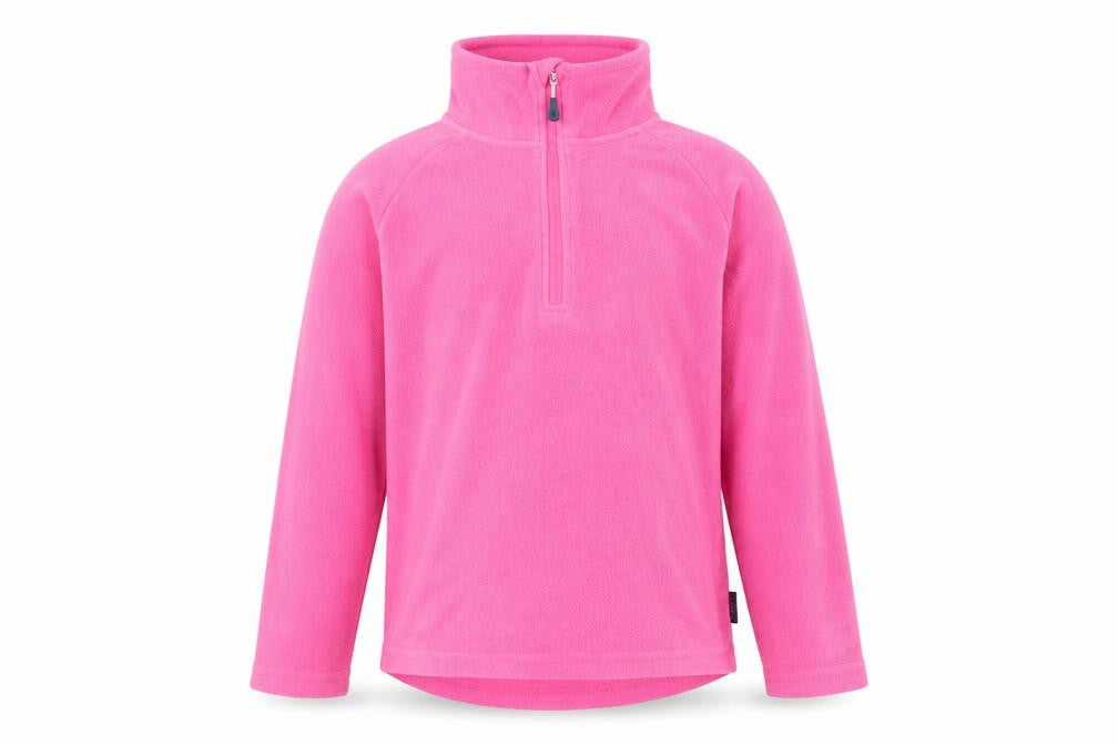 Front view of Surfanic girls’ pink fleece top 10-11 years