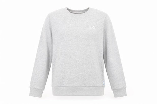 Womens UK S Regular FILA Grey Pullover Sweatshirt