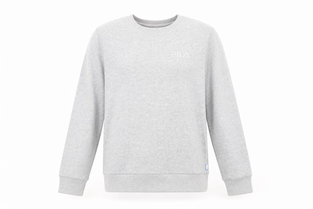Womens UK S Regular FILA Grey Pullover Sweatshirt