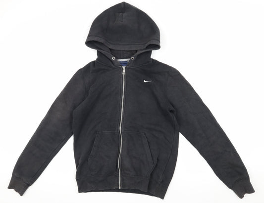 Nike Men's Black Fleece Hoodie Jacket Size M