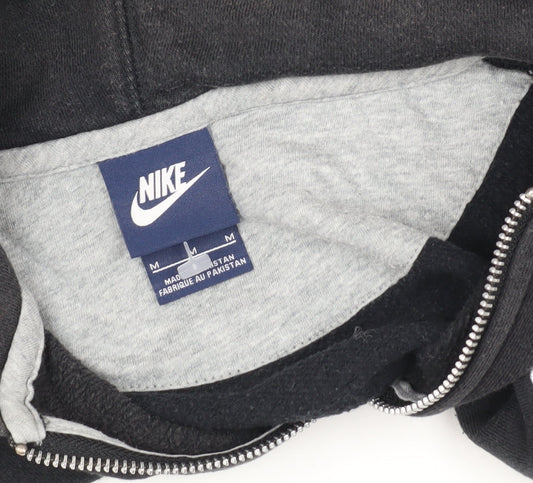 Nike Men's Black Fleece Hoodie Jacket Size M