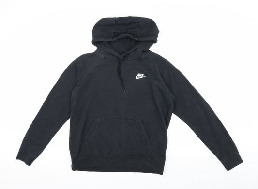 Nike Men's Black Pullover Hoodie - Size S