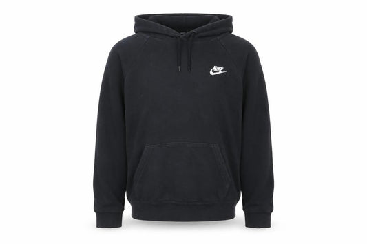 Mens UK M Regular Nike Black Pullover Hoodie