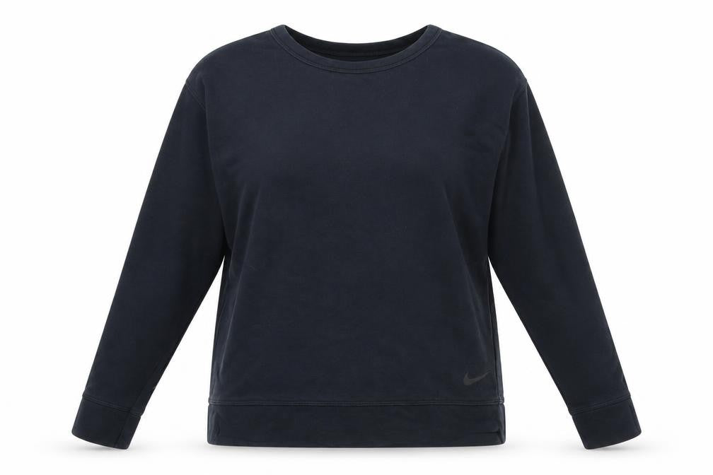 Womens UK S Regular Nike Black Pullover Sweatshirt