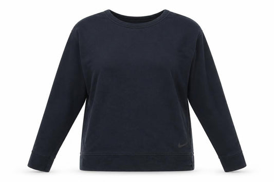 Womens UK S Regular Nike Black Pullover Sweatshirt