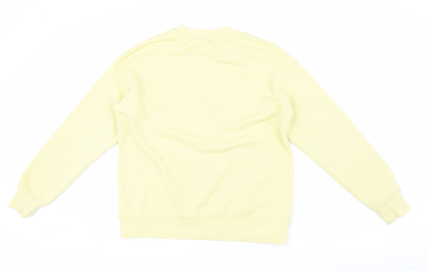 Unisex Adults UK XS Regular Looney Tunes Yellow Pullover Sweatshirt