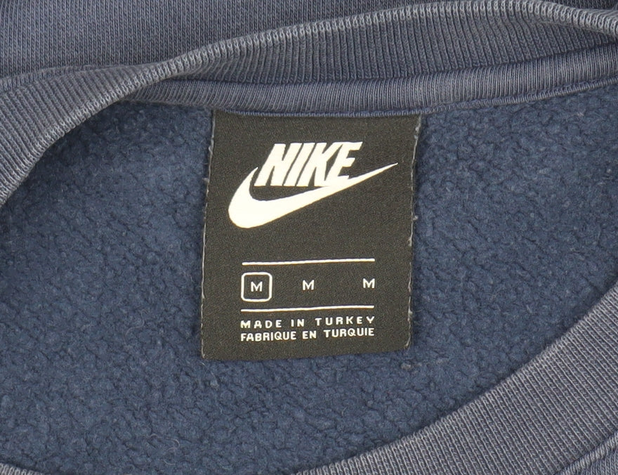 Nike Men's Blue Logo Pullover Sweatshirt M