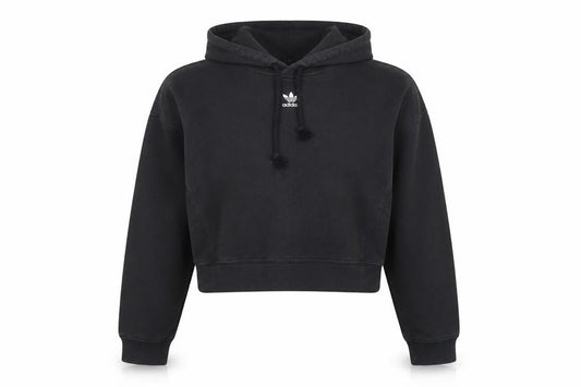 Womens UK 8 Regular adidas Black Pullover Hoodie