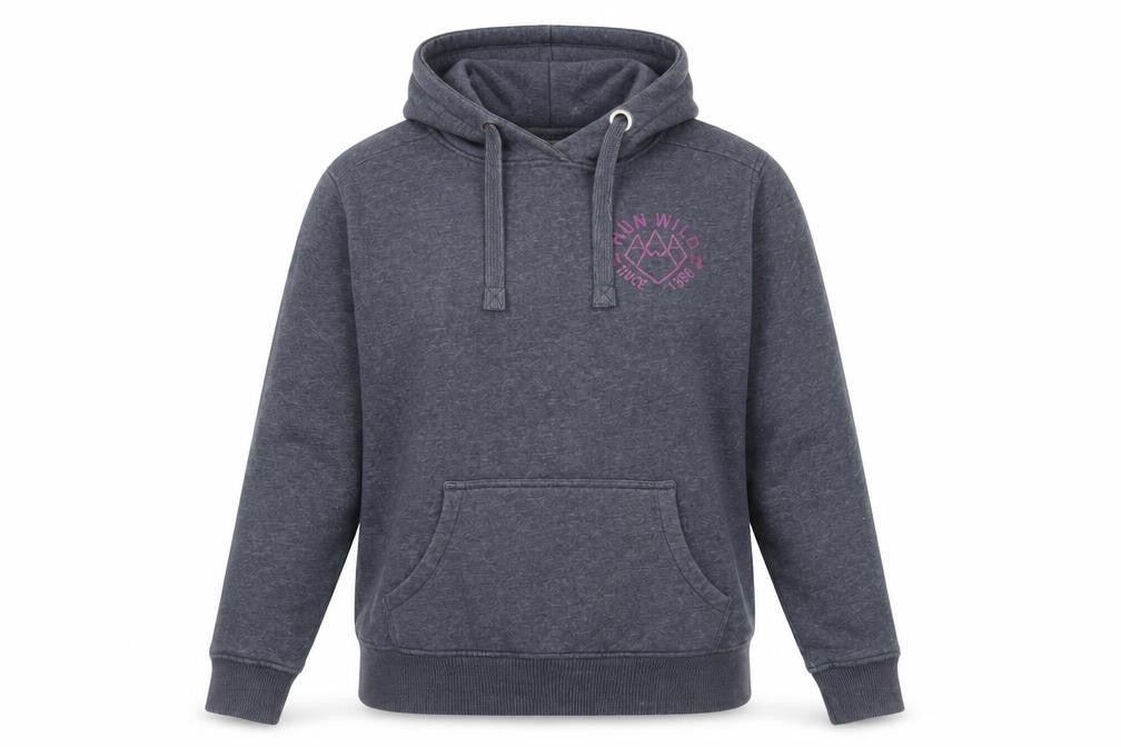 Womens UK 12 Regular TOG24 Blue Pullover Hoodie