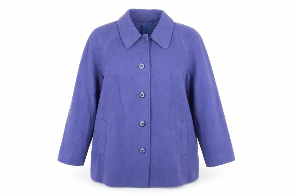 Eastex Women's Purple Wool Coat Size 14