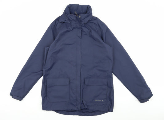 Peter Storm Women's Blue Long Jacket Size 14