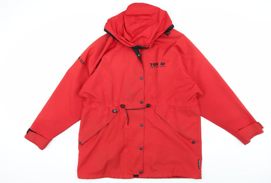 TOG 24 Women's Red Rain Jacket Size 12