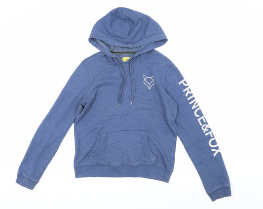 Prince & Fox Men's Blue Hoodie M Pullover Logo