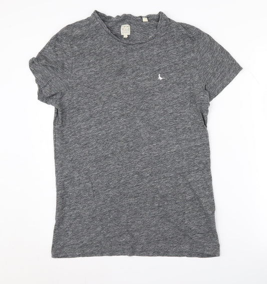 Jack Wills Men's Grey Crew Neck T-Shirt Size S