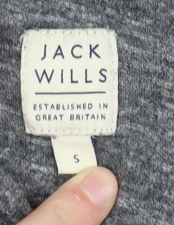Jack Wills Men's Grey Crew Neck T-Shirt Size S