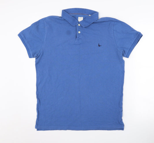 Jack Wills Men's Blue Polo, Size L